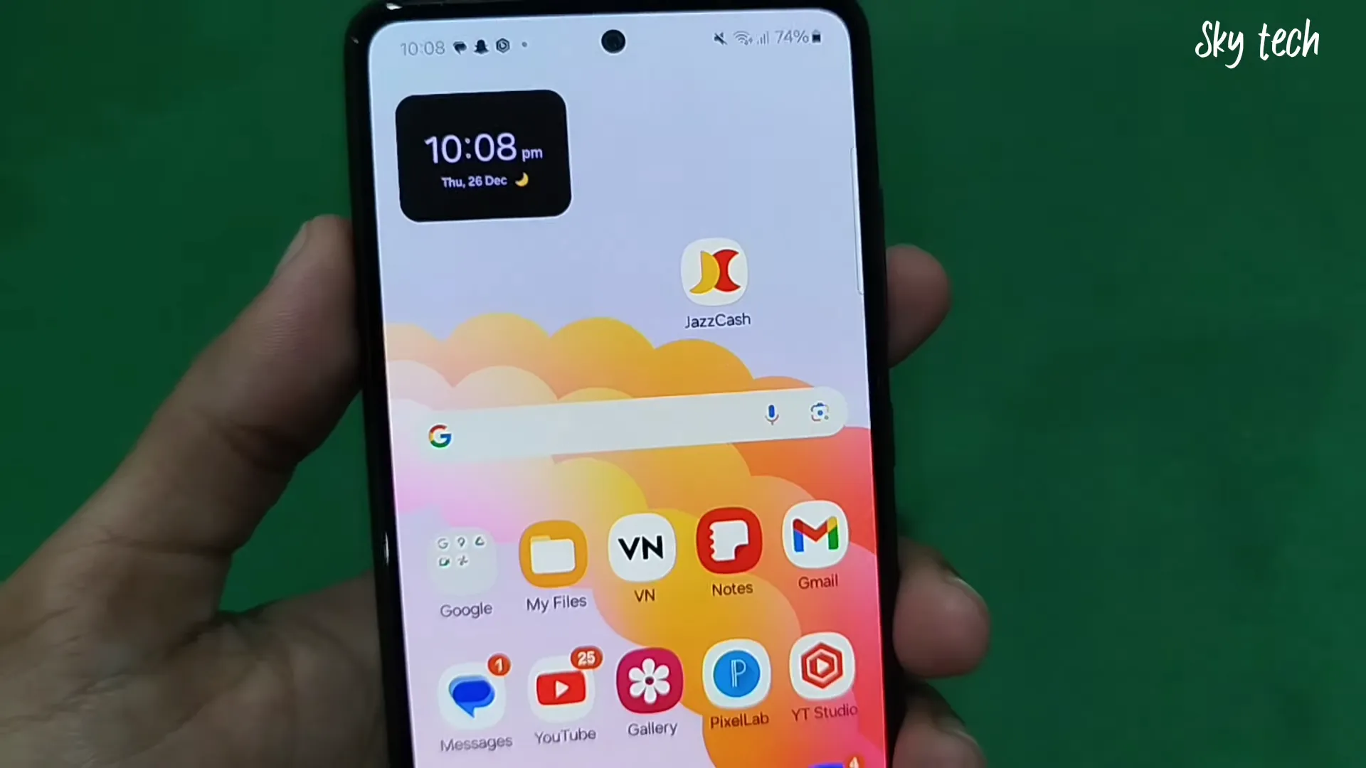 Download Jazz Cash app from the Play stor or App store