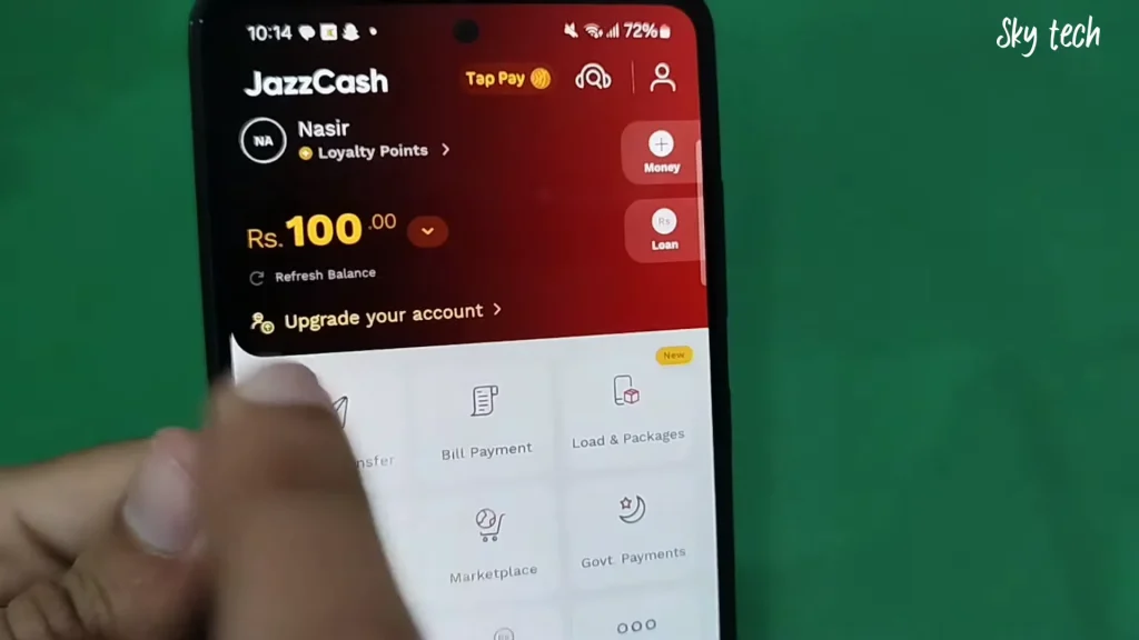 Get award of creating Jazz cash account