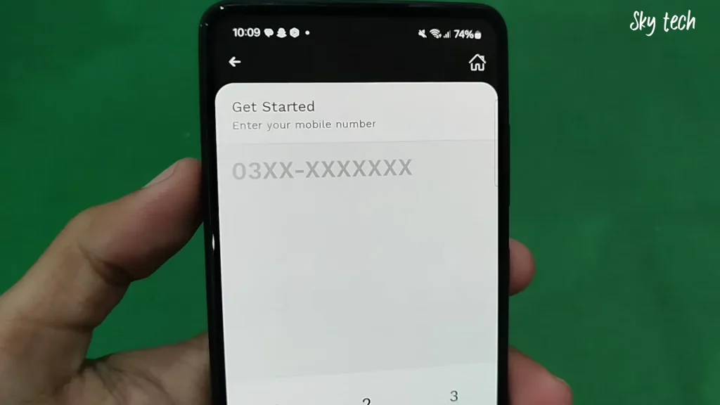 Now enter the phone number