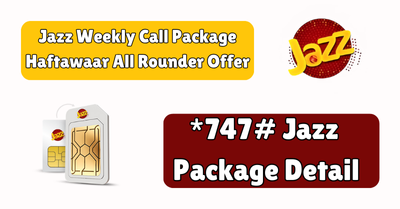 Jazz Weekly Call Package | Haftawaar All Rounder Offer 1 Jazz Weekly Call Package Haftawaar All Rounder Offer