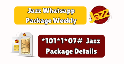 Jazz Whatsapp Package Weekly | Weekly WhatsApp Bundle 3 Jazz Whatsapp Package Weekly